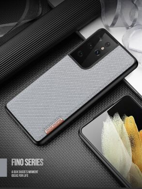 Защитный чехол DUX DUCIS FINO Series для Samsung Galaxy S21 Ultra - Black