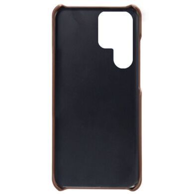 Защитный чехол KSQ Leather Cover для Samsung Galaxy S22 Ultra - Brown