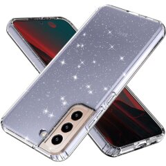 Защитный чехол UniCase Glitter Series для Samsung Galaxy S22 - Transparent Black