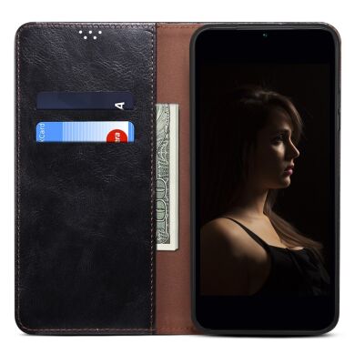 Защитный чехол UniCase Leather Wallet для Samsung Galaxy A05s (A057) - Black