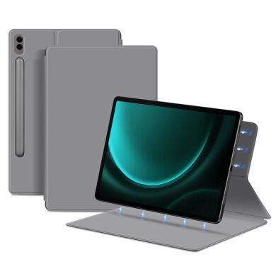 Защитный чехол UniCase Magnetic Stand для Samsung Galaxy Tab S9 FE Plus (X610/616) - Grey