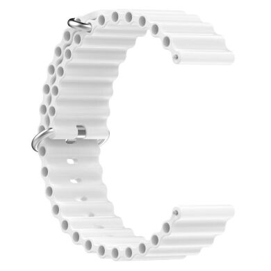 Ремешок Deexe Ocean Strap для часов с шириной крепления 22 мм - White