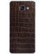 Кожаная наклейка Dark Brown Croco для Samsung Galaxy A5 (2016)