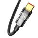 Кабель Baseus Explorer Series USB to Type-C (100W, 1m) CATS000201 - Black. Фото 5 из 29