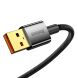 Кабель Baseus Explorer Series USB to Type-C (100W, 1m) CATS000201 - Black. Фото 4 из 29