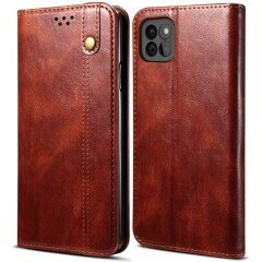 Защитный чехол UniCase Leather Wallet для Samsung Galaxy A22 5G (A226) - Red
