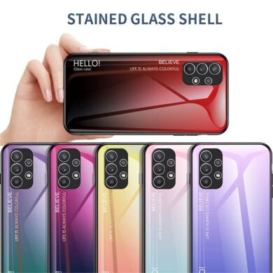 Защитный чехол Deexe Gradient Color для Samsung Galaxy A23 (A235) - Pink / Purple
