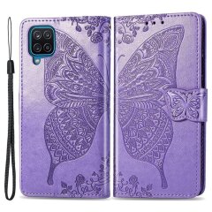 Чехол UniCase Butterfly Pattern для Samsung Galaxy M33 (M336) - Light Purple