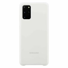 Чохол Silicone Cover для Samsung Galaxy S20 Plus (G985) EF-PG985TWEGRU - White