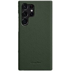 Кожаный чехол MELKCO Leather Case для Samsung Galaxy S23 Ultra (S918) - Green
