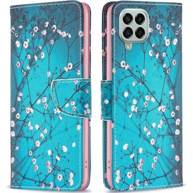 Чехол-книжка Deexe Color Wallet для Samsung Galaxy M33 (M336) - Plum Blossom