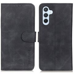 Чехол-книжка KHAZNEH Retro Wallet для Samsung Galaxy A15 (A155) - Black