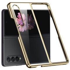 Защитный чехол Deexe Shiny Cover (FF) для Samsung Galaxy Fold 4 - Champagne Gold