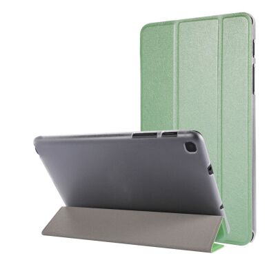 Чехол Deexe Silk Texture для Samsung Galaxy Tab A7 Lite (T220/T225) - Green