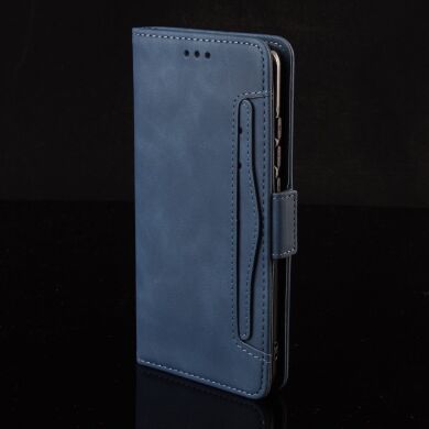 Чехол Deexe Wallet Stand для Samsung Galaxy A02s (A025) - Blue