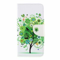 Чехол-книжка Deexe Color Wallet для Samsung Galaxy A50 (A505) / A30s (A307) / A50s (A507) - Green Tree