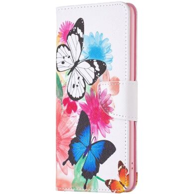 Чехол-книжка Deexe Color Wallet для Samsung Galaxy A55 (A556) - Two Butterflies