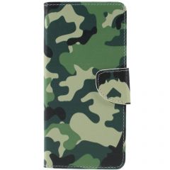 Чехол-книжка Deexe Color Wallet для Samsung Galaxy A9 2018 (A920) - Camouflage Pattern