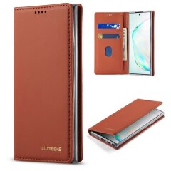 Чохол-книжка LC.IMEEKE LC-002 для Samsung Galaxy Note 10 (N970) - Brown
