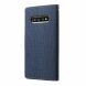 Чехол-книжка MERCURY Canvas Diary для Samsung Galaxy S10 Plus (G975) - Dark Blue. Фото 3 из 6
