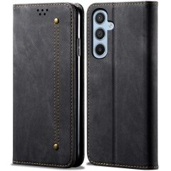 Чехол-книжка UniCase Jeans Wallet для Samsung Galaxy A35 (A356) - Black