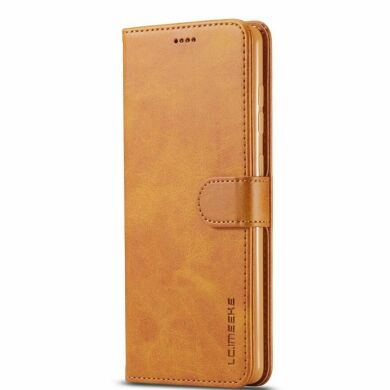 Чехол LC.IMEEKE Wallet Case для Samsung Galaxy A41 (A415) - Coffee