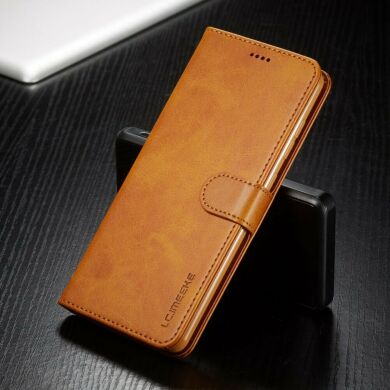 Чехол LC.IMEEKE Wallet Case для Samsung Galaxy A41 (A415) - Coffee