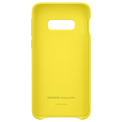Чехол Leather Cover для Samsung Galaxy S10e (G970) EF-VG970LYEGRU - Yellow