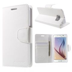 Чехол MERCURY Sonata Diary для Samsung Galaxy S6 (G920) - White