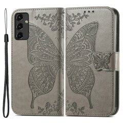 Чехол UniCase Butterfly Pattern для Samsung Galaxy A14 (А145) - Grey