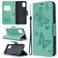 Чехол UniCase Butterfly Pattern для Samsung Galaxy A31 (A315) - Green