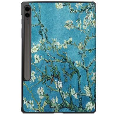 Чехол Deexe Life Style для Samsung Galaxy Tab S9 FE Plus (X610/616) - Apricot Blossom
