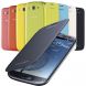 Flip cover Чехол для Samsung Galaxy S III (i9300) - Dark Grey. Фото 4 из 4