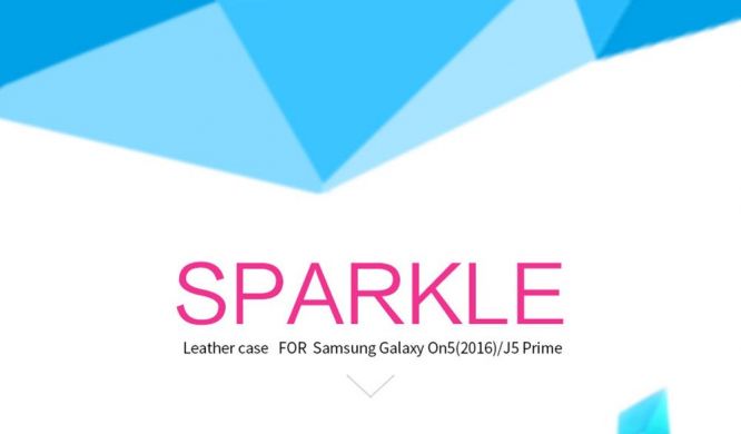 Чехол-книжка NILLKIN Sparkle Series для Samsung Galaxy J5 Prime - Gold
