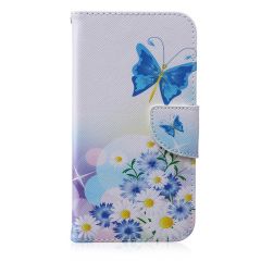 Чехол-книжка UniCase Life Style для Samsung Galaxy J7 (J700) / J7 Neo (J701) - Butterfly in Flowers B