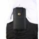 Кожаный чехол на пояс Deexe Pouch Case для смартфонов (размер: L) - Black. Фото 4 из 5
