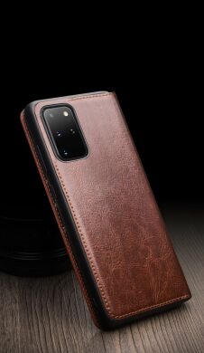 Кожаный чехол QIALINO Classic Case для Samsung Galaxy S20 Plus (G985) - Brown