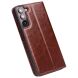 Шкіряний чохол QIALINO Classic Case для Samsung Galaxy S22 Plus (S906) - Brown