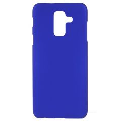Пластиковый чехол Deexe Hard Shell для Samsung Galaxy A6+ 2018 (A605) - Dark Blue