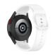 Ремешок Deexe Silicone Watchband для Samsung Galaxy Watch 4 Classic / Watch 4 - White. Фото 1 из 10