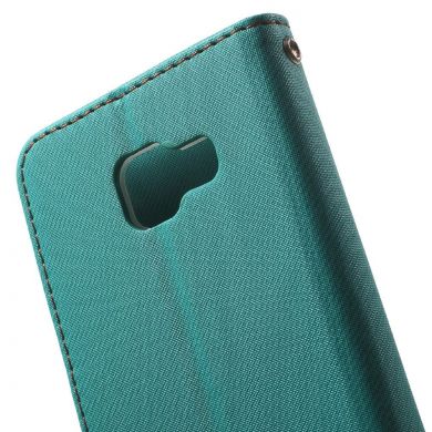 ROAR KOREA Cloth Texture Чехол-книжка для Samsung Galaxy A3 (2016) - Turquoise