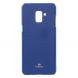 Силиконовый (TPU) чехол MERCURY Jelly Cover для Samsung Galaxy A8+ 2018 (A730) - Blue. Фото 1 из 3