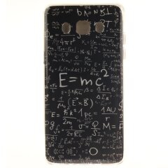Силиконовая накладка Deexe Life Style для Samsung Galaxy J7 2016 (J710) - Einstein's Equation