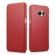 Кожаный чехол ICARER Slim для Samsung Galaxy S7 edge (G935) - Red. Фото 1 из 11