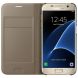 Чехол Flip Cover для Samsung Galaxy S7 (G930) EF-WG930PFEGRU - Gold. Фото 4 из 4