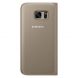 Чехол Flip Cover для Samsung Galaxy S7 (G930) EF-WG930PFEGRU - Gold. Фото 3 из 4