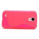 Силиконовая накладка Deexe S Line для Samsung Galaxy S4 (i9500) - Pink. Фото 2 из 7