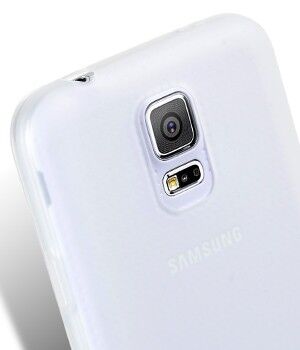 Силиконовая накладка Melkco Poly Jacket для Samsung Galaxy S5 mini + пленка - Transparent