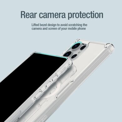 Силиконовый чехол NILLKIN Nature TPU Pro Magnetic для Samsung Galaxy S24 Ultra - Transparent