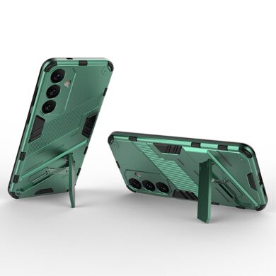 Защитный чехол Deexe Bibercas для Samsung Galaxy S24 Plus - Green